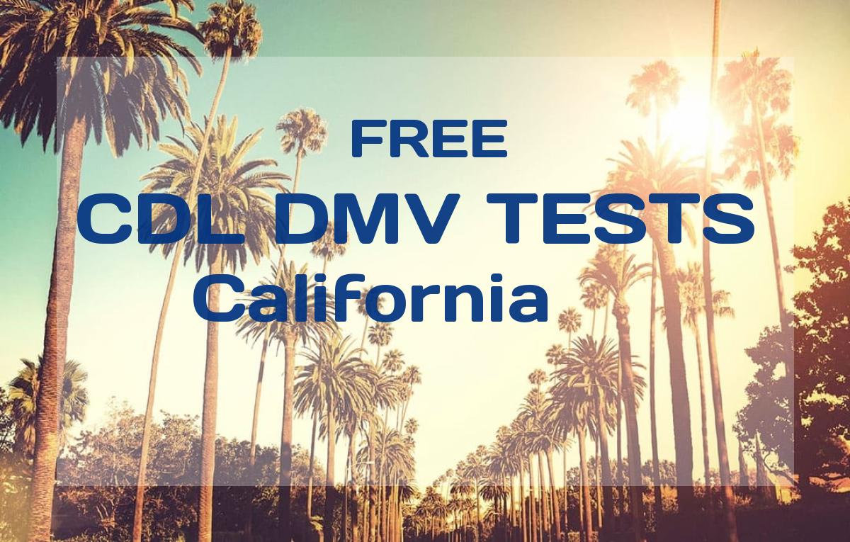 California's CDL Manual and DMV CDL Practice Tests 2024 for FREE