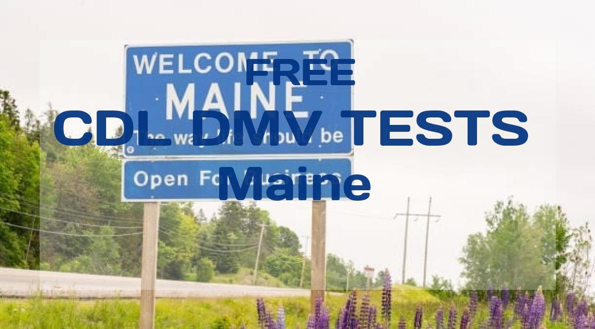 Maine's CDL Manual 2023 Commercial Driver Handbook