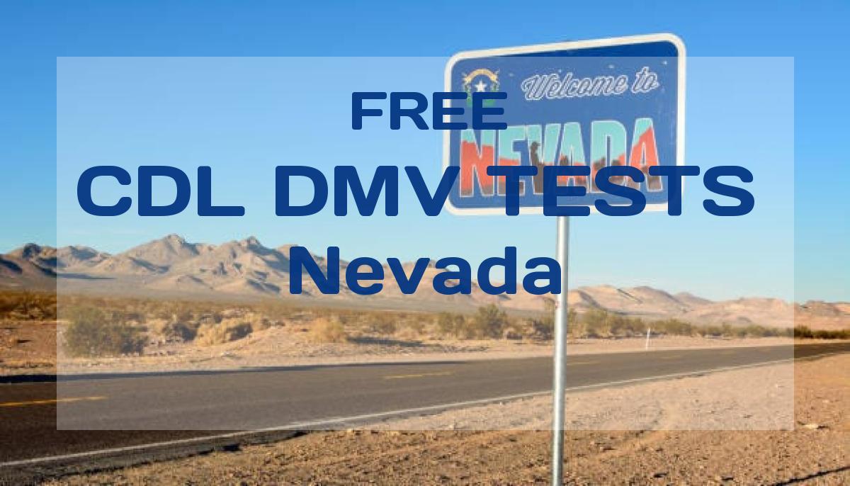 Nevada's CDL Manual 2024 Commercial Driver Handbook