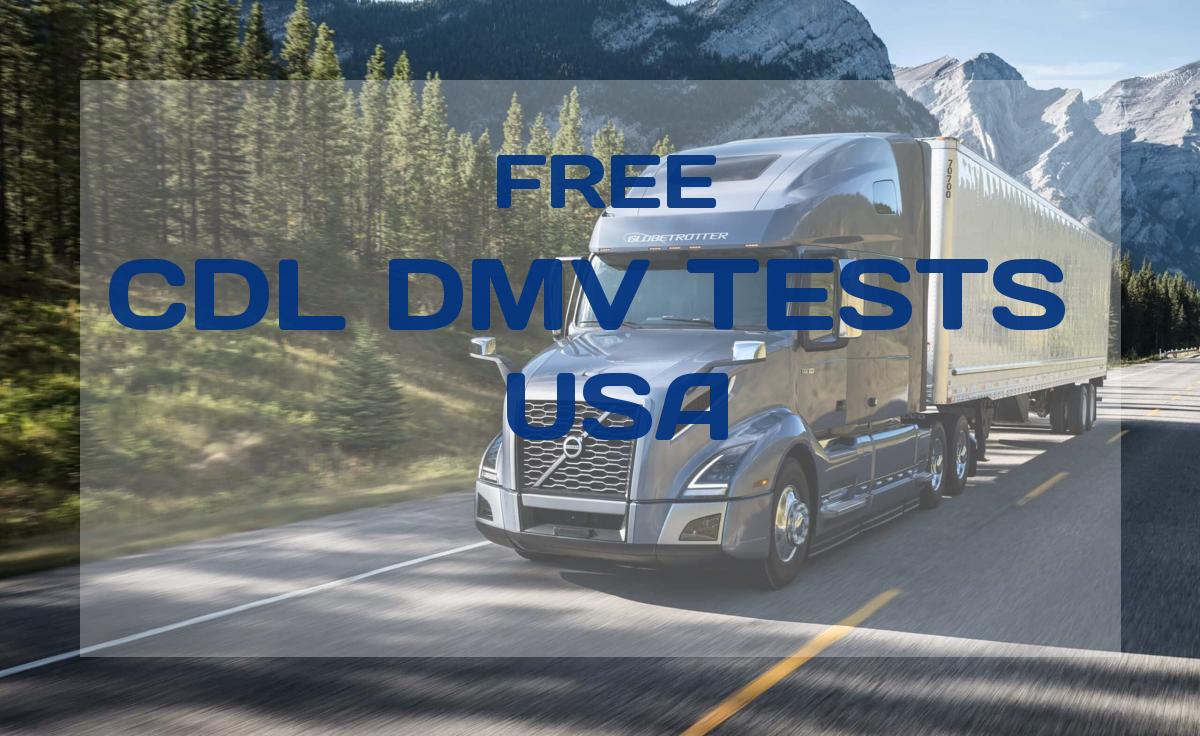 CDL Manuals and DMV CDL Practice Tests for FREE 2024