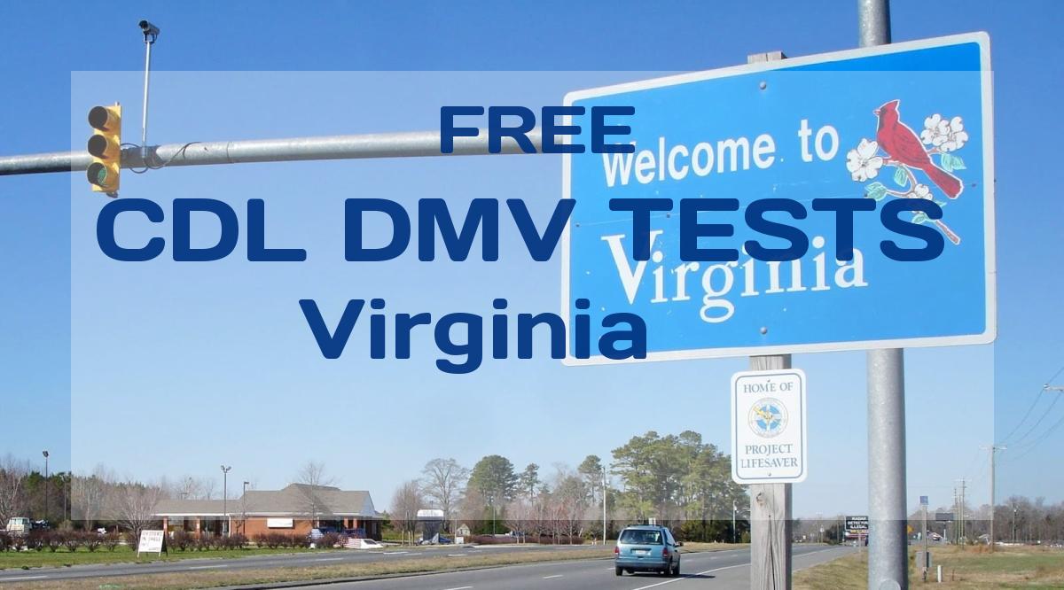 Virginia's CDL Manual and DMV CDL Practice Tests 2024 for FREE