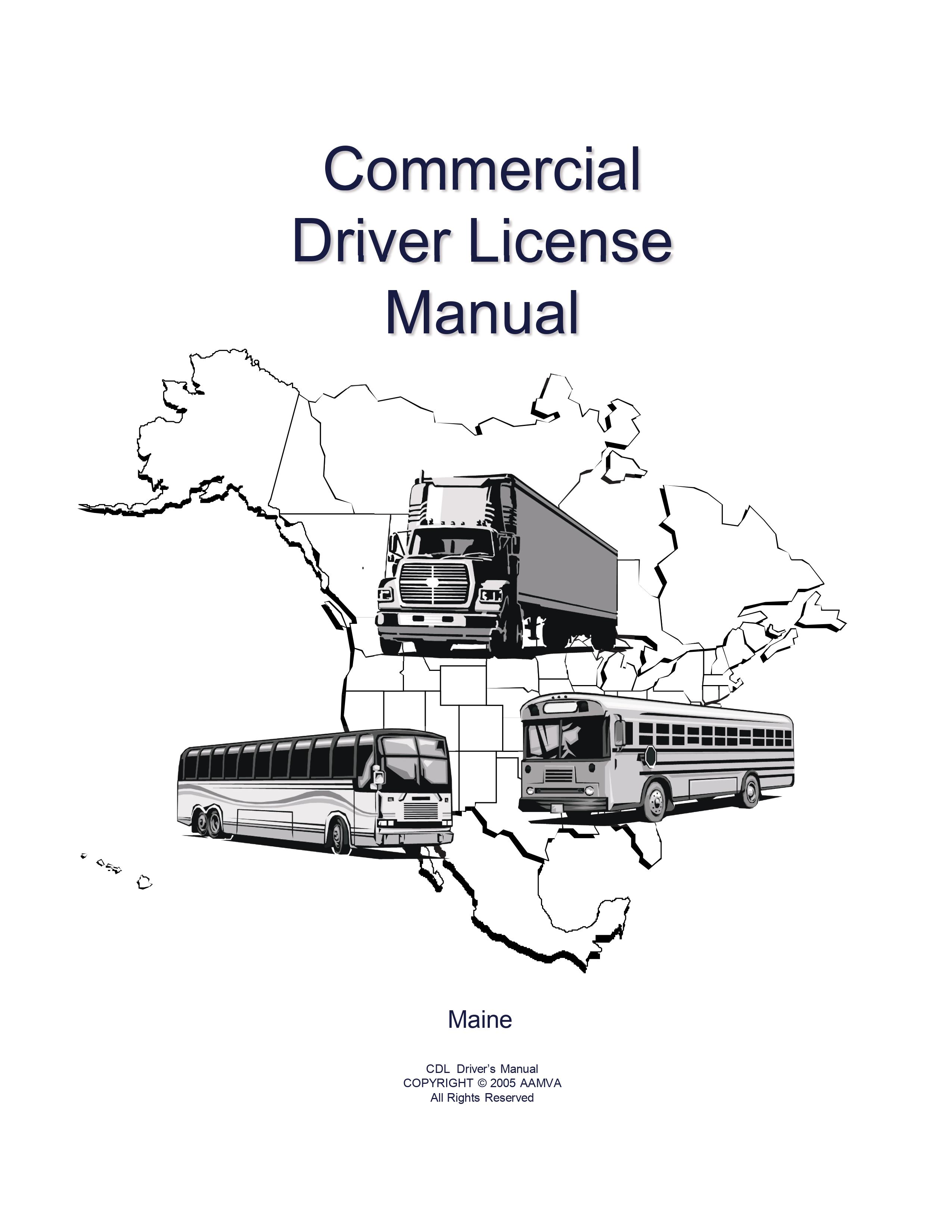 Maine's CDL Manual