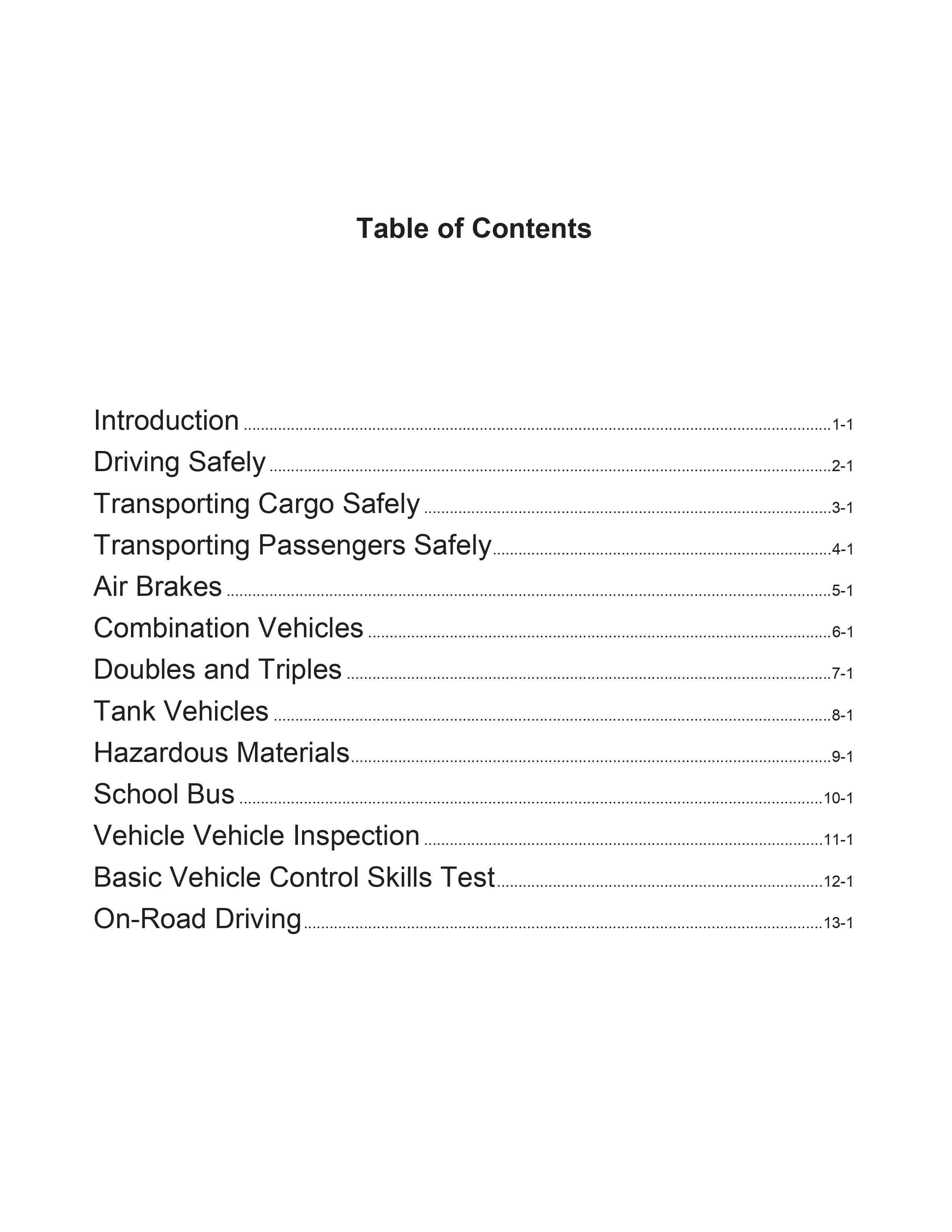 Mississippi's CDL Manual 2024 Commercial Driver Handbook. Page 6