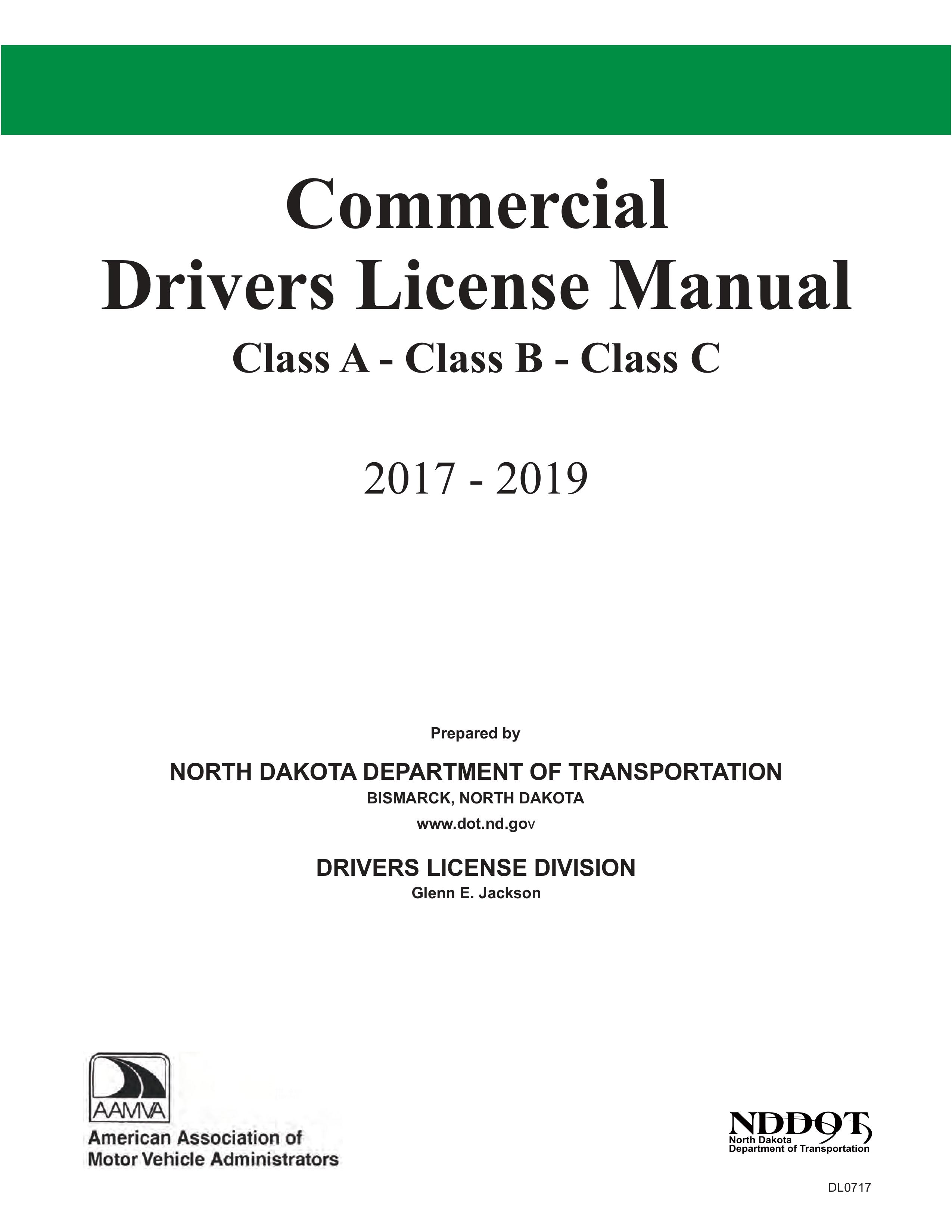 North Dakota's CDL Manual